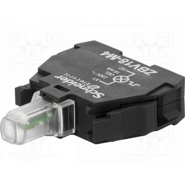Элемент подсветки 22мм SCHNEIDER ELECTRIC ZBV18M4 (ZBV18M4)