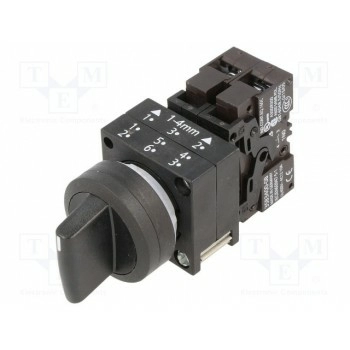 Переключатель поворотный 3 SIEMENS 3SB3210-2DA11