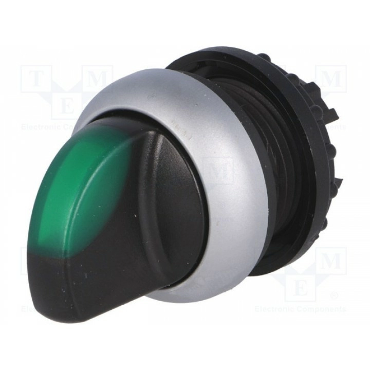 Переключатель поворотный 2-позиционный EATON ELECTRIC M22-WRLK-G (M22-WRLK-G)