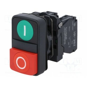 Переключатель двойной 1-позиционный SCHNEIDER ELECTRIC XB5AL73415