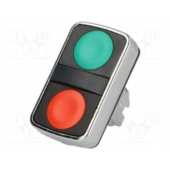 Переключатель двойной 1-позиционный SCHNEIDER ELECTRIC ZB4BA7340