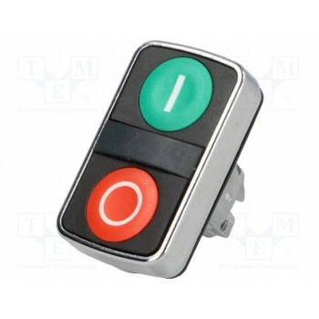 Переключатель двойной 1-позиционный SCHNEIDER ELECTRIC ZB4BA7341