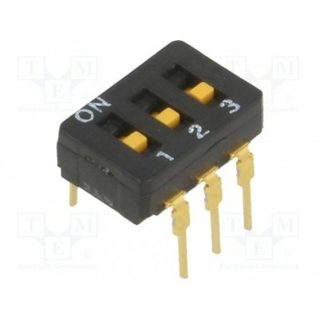 DIP переключатель 3 секционный OMRON A6D-3100