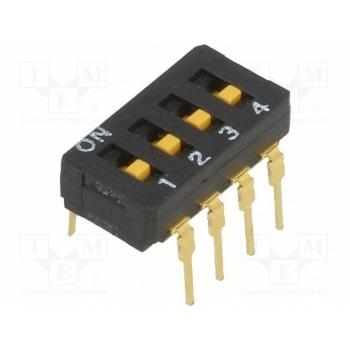 DIP переключатель 4 секционный OMRON A6D-4100