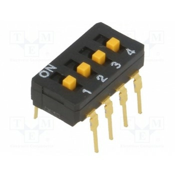 DIP переключатель 4 секционный OMRON A6D-4103