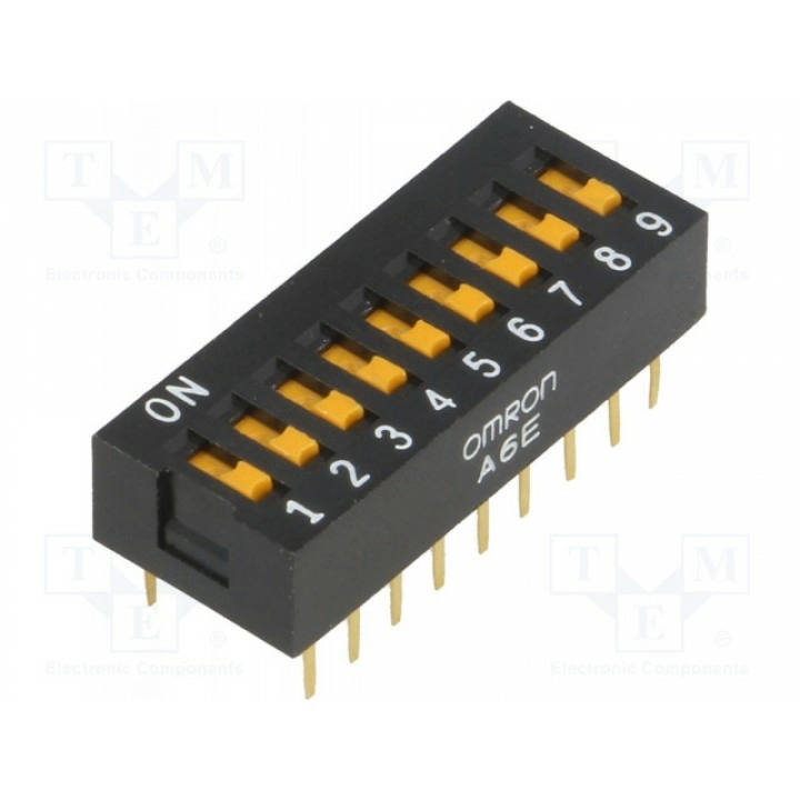ДИП переключатель 9 секционный OMRON A6E-9101-N (A6E-9101)