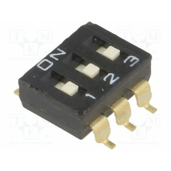 ДИП переключатель 3 секционный OMRON A6S-3101-H