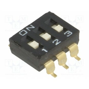DIP переключатель 3 секционный OMRON A6S-3102-H