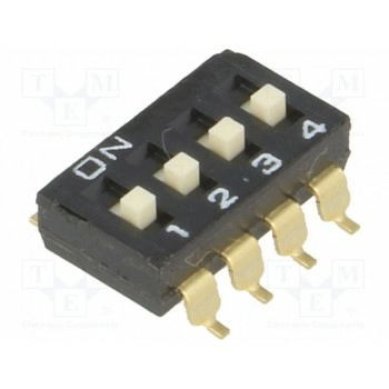 DIP переключатель 4 секционный OMRON A6S-4104-H