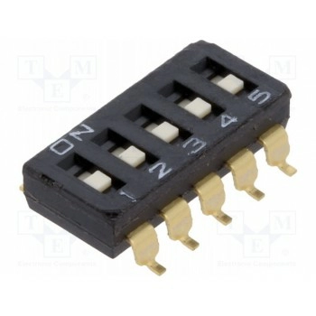 DIP переключатель 5 секционный OMRON A6S-5101-H