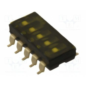ДИП переключатель 5 секционный OMRON A6S-5102-H