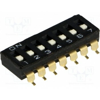 DIP переключатель 7 секционный OMRON A6S-7101-H