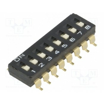 DIP переключатель 8 секционный OMRON A6S-8101-H