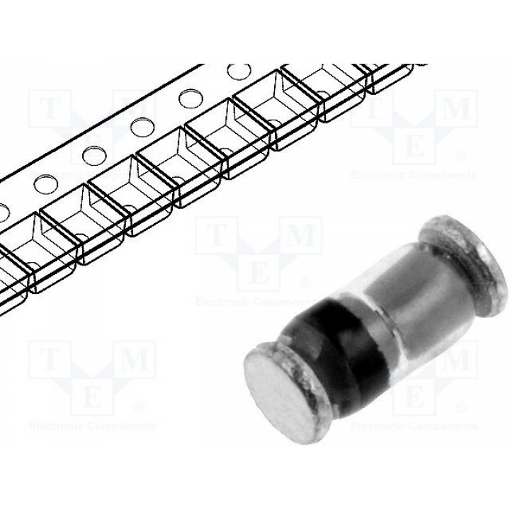 Диод стабилитрон 0, 5вт DC COMPONENTS BZV55C47 (ZSMD-47V)