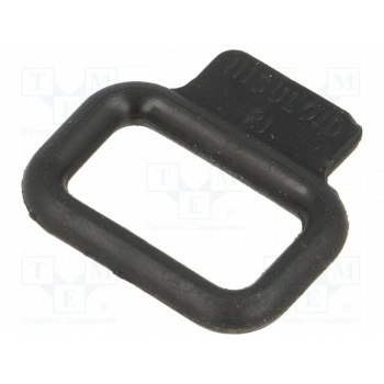 Эластичная петля-застежка HELLERMANNTYTON R1-PVC-BK