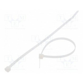 Кабельная стяжка L 200мм FIX&FASTEN FIX-S-4.8X200S-N