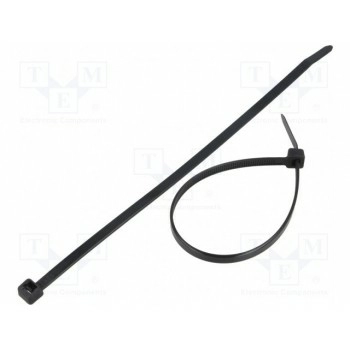 Кабельная стяжка L 200мм FIX&FASTEN FIX-S-4.8X200T-BK