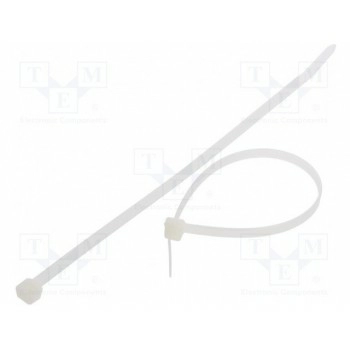 Кабельная стяжка L 200мм FIX&FASTEN FIX-S-4.8X200T-N