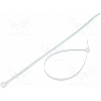 Кабельная стяжка L 250мм FIX&FASTEN FIX-S-4.8X250W-N