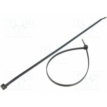 Кабельная стяжка L 280мм FIX&FASTEN FIX-S-4.8X280S-BK