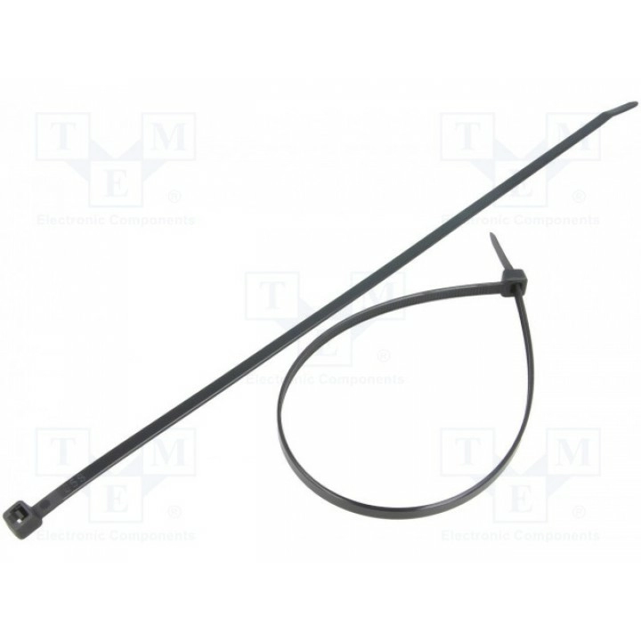Кабельная стяжка L 280мм FIX&FASTEN FIX-S-4.8X280SBK (FIX-S-4.8X280S-BK)