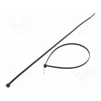 Кабельная стяжка L 350мм FIX&FASTEN FIX-S-4.8X350-BK