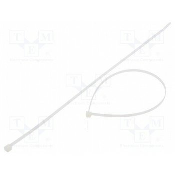Кабельная стяжка L 350мм FIX&FASTEN FIX-S-4.8X350-N