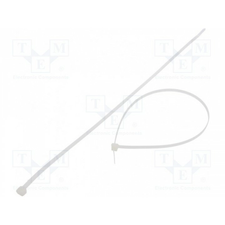 Кабельная стяжка L 370мм FIX&FASTEN FIX-S-4.8X370TN (FIX-S-4.8X370T-N)