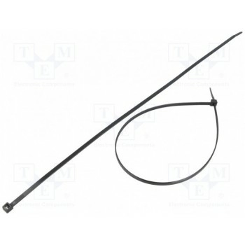 Кабельная стяжка L 400мм FIX&FASTEN FIX-S-4.8X400-BK