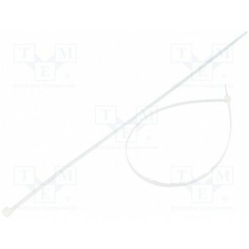 Кабельная стяжка L 400мм FIX&FASTEN FIX-S-4.8X400-N