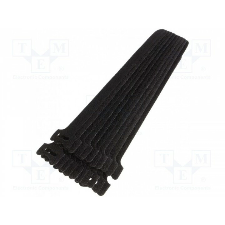 Стяжка-липучка L 310мм KSS WIRING (MGT-310-BK-SET)