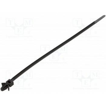 Кабельная стяжка L 225мм W 5мм HELLERMANNTYTON RT50SFK-N66-BK-M1