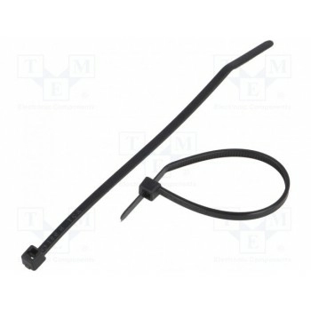 Кабельная стяжка L 100мм W 25мм HELLERMANNTYTON T18R-BK