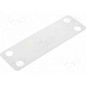 Этикетка полиамид HELLERMANNTYTON IMP2.5-N66-NA-C1