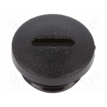 Заглушка ALPHA WIRE HPM16-BK080