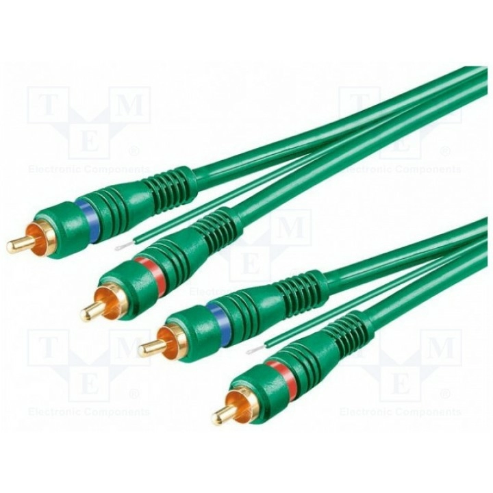 Кабель Goobay 50174 (C-2RCA2RCA-R-GR050)