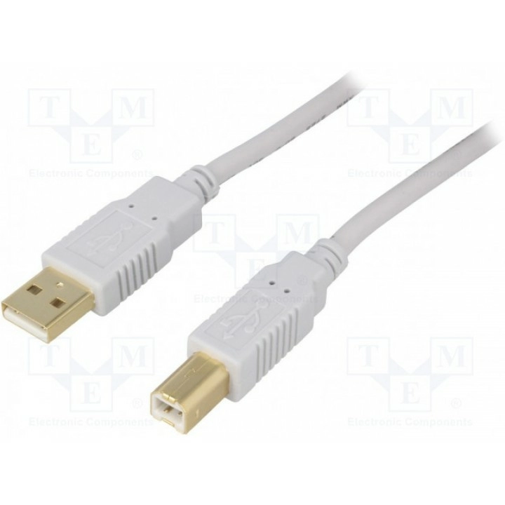 Кабель USB 20 BQ CABLE CAB-USB2AB1.0G-GY (CAB-USB2AB-1.0G-GY)