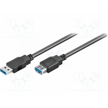 Кабель USB 30 Goobay USB3.0-EXT-1.8BK