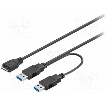 Кабель Goobay USB3.0Y-MICBM-0.3