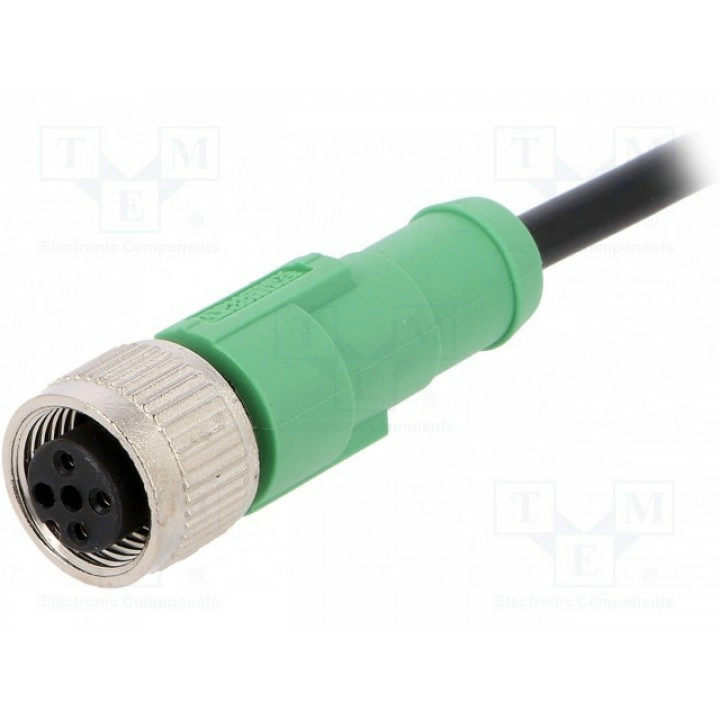 Соединительный кабель M12 PIN 3 прямой PHOENIX CONTACT SAC-3P-1,5-PVCM12FS (1414451)