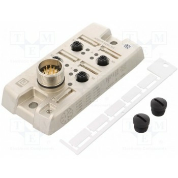 Разветвительная коробка M12 PIN 5 LUMBERG AUTOMATION ASBS-R4-LED5-4