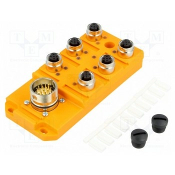 Разветвительная коробка M12 PIN 5 LUMBERG AUTOMATION ASBSV6-LED5