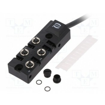 Разветвительная коробка M8 PIN 3 HARTING HAR-SABM843PPAC