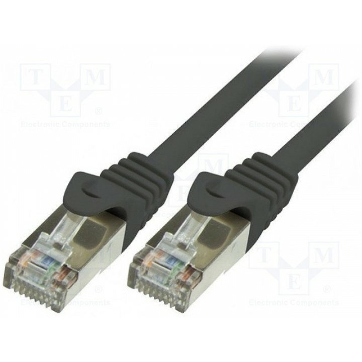 Patch cord F/UTP 5e многопров CCA LOGILINK CP1093S (CP1093S)