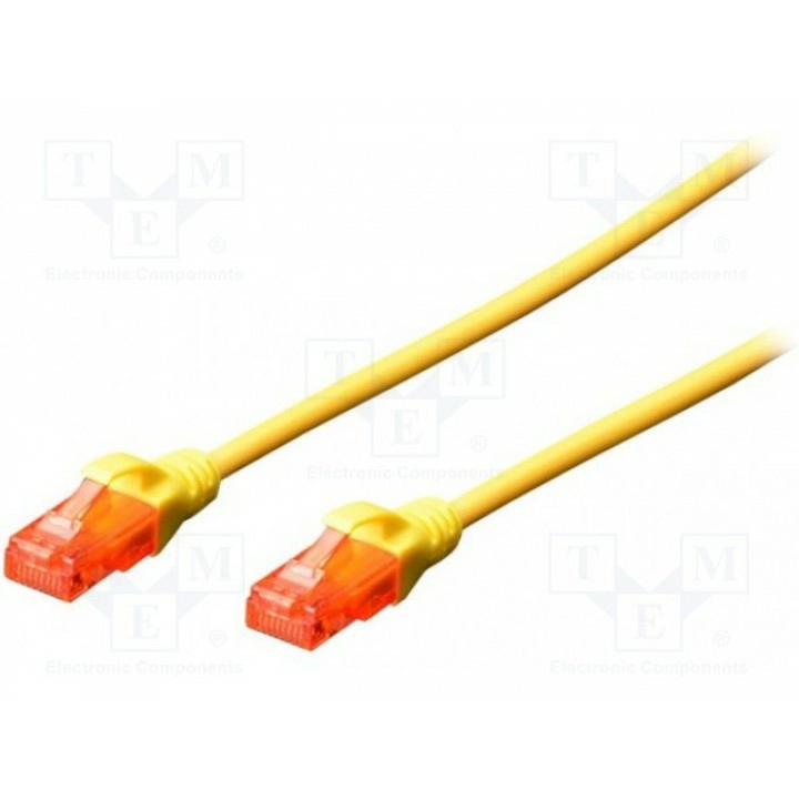 Patch cord U/UTP 6 многопров Cu DIGITUS DK-1617-020Y (DK-1617-020-Y)