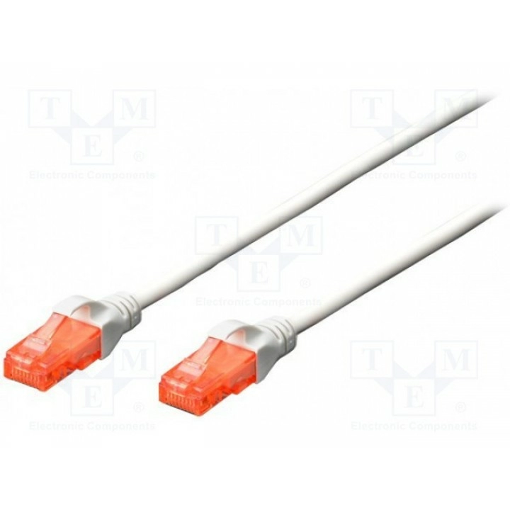 Patch cord U/UTP 6 многопров Cu DIGITUS DK-1617-050WH (DK-1617-050-WH)