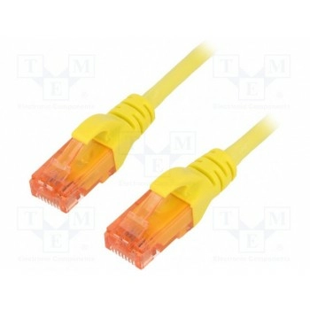 Patch cord U/UTP 6 многопров Cu DIGITUS DK-1617-100-Y