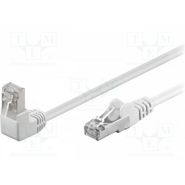 Patch cord F/UTP 5e многопров CCA Goobay 94183 (F-UTP5-90-100WH)