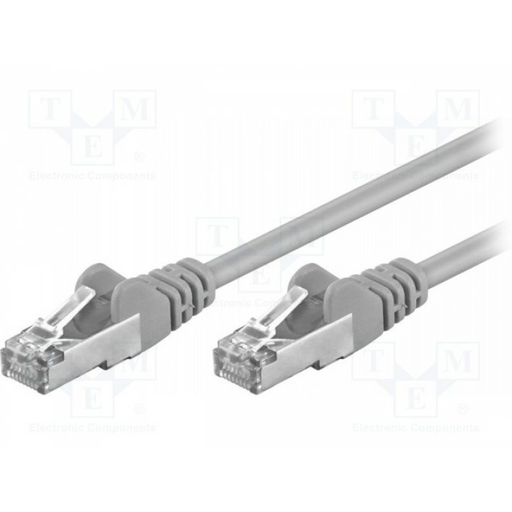 Patch cord F/UTP 5e многопров CCA Goobay 50200 (F-UTP5-CCA-500GY)