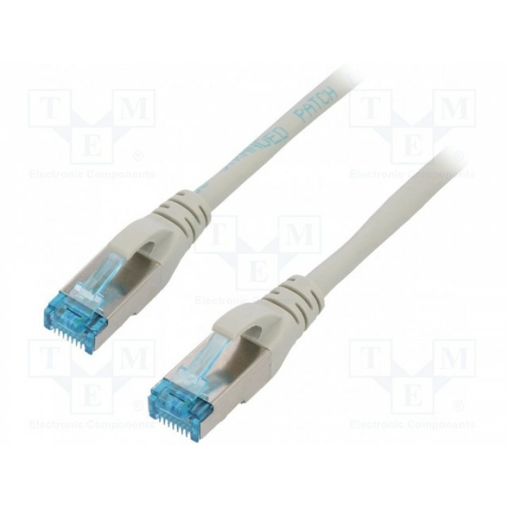 Patch cord F/UTP 5e многопров Cu DIGITUS DK-1522-010 (F-UTP5-CU-010GY)